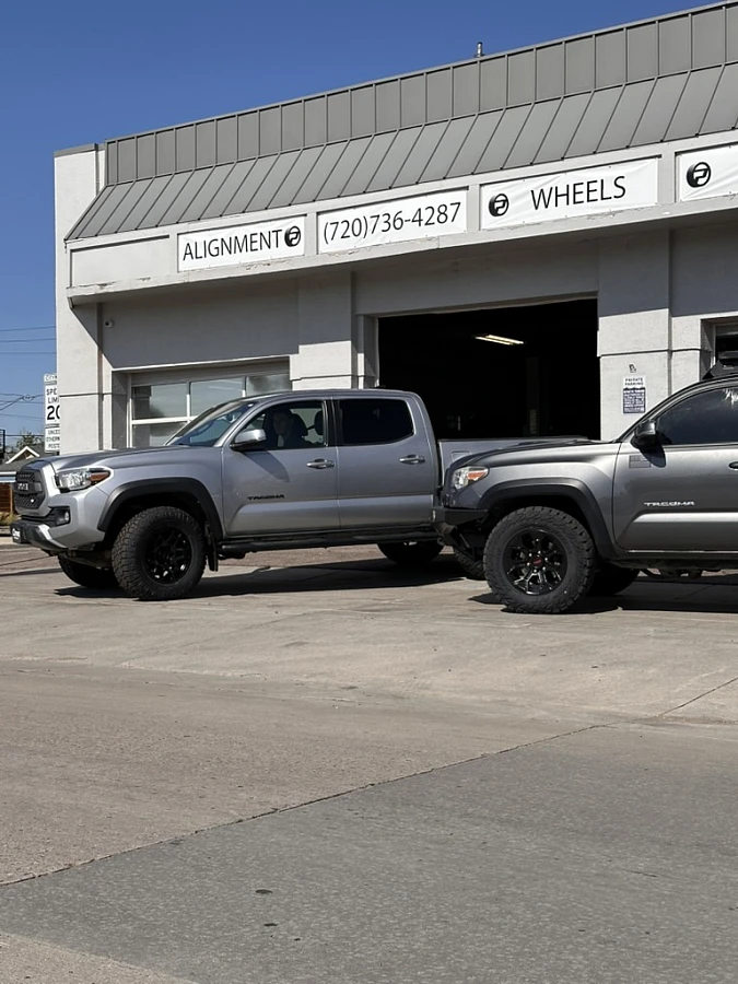 Replica Wheels 17" TRD Pro 302 Black on 2023 Toyota Tacoma