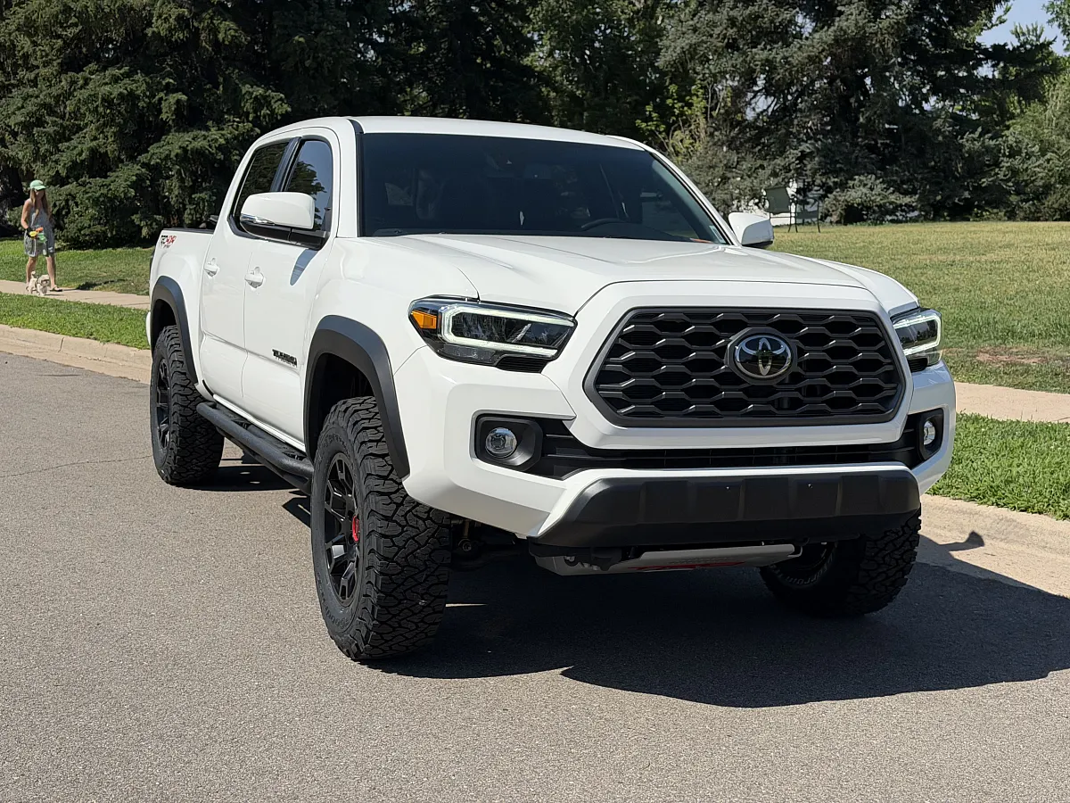2023 Toyota Tacoma Running Replica Wheels 17" TRD Pro 302 Black