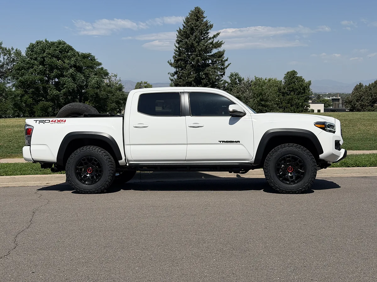 2023 Toyota Tacoma Replica Wheels 17" TRD Pro 302 Black Custom Wheels