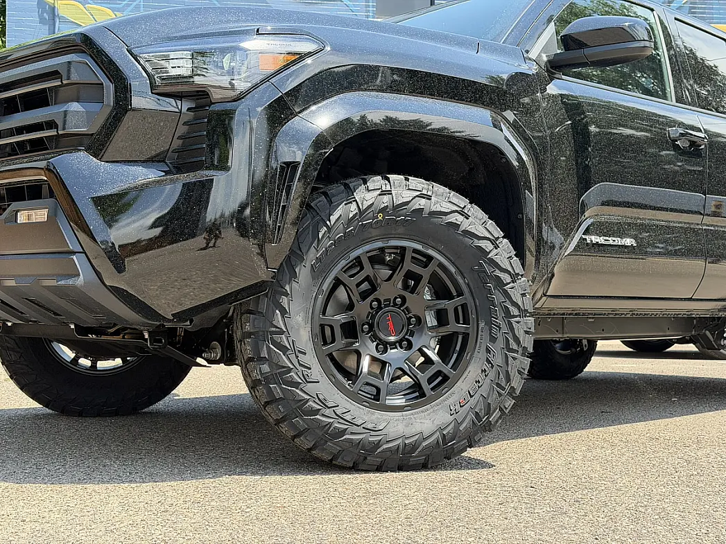 2024 Toyota Tacoma with Black Replica Wheels 17" TRD Pro 302 Rims