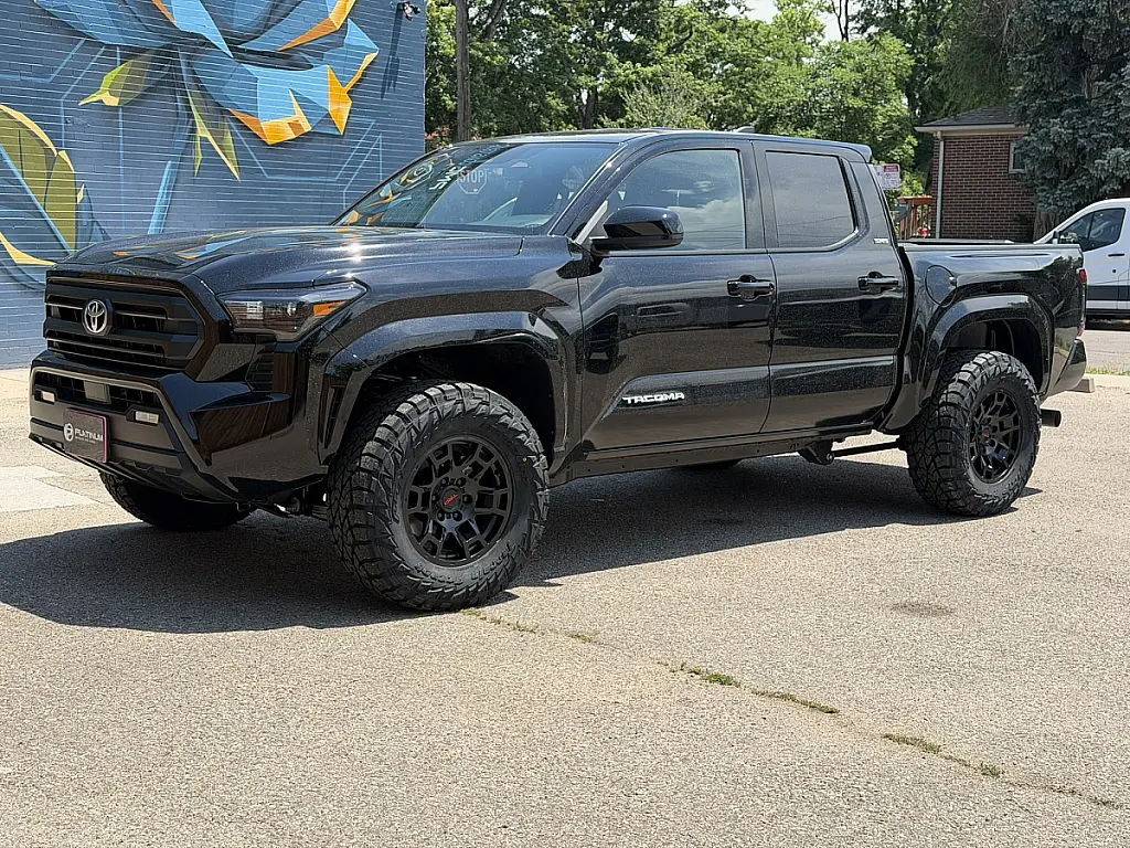Black Replica Wheels 17" TRD Pro 302 on 2024 Toyota Tacoma