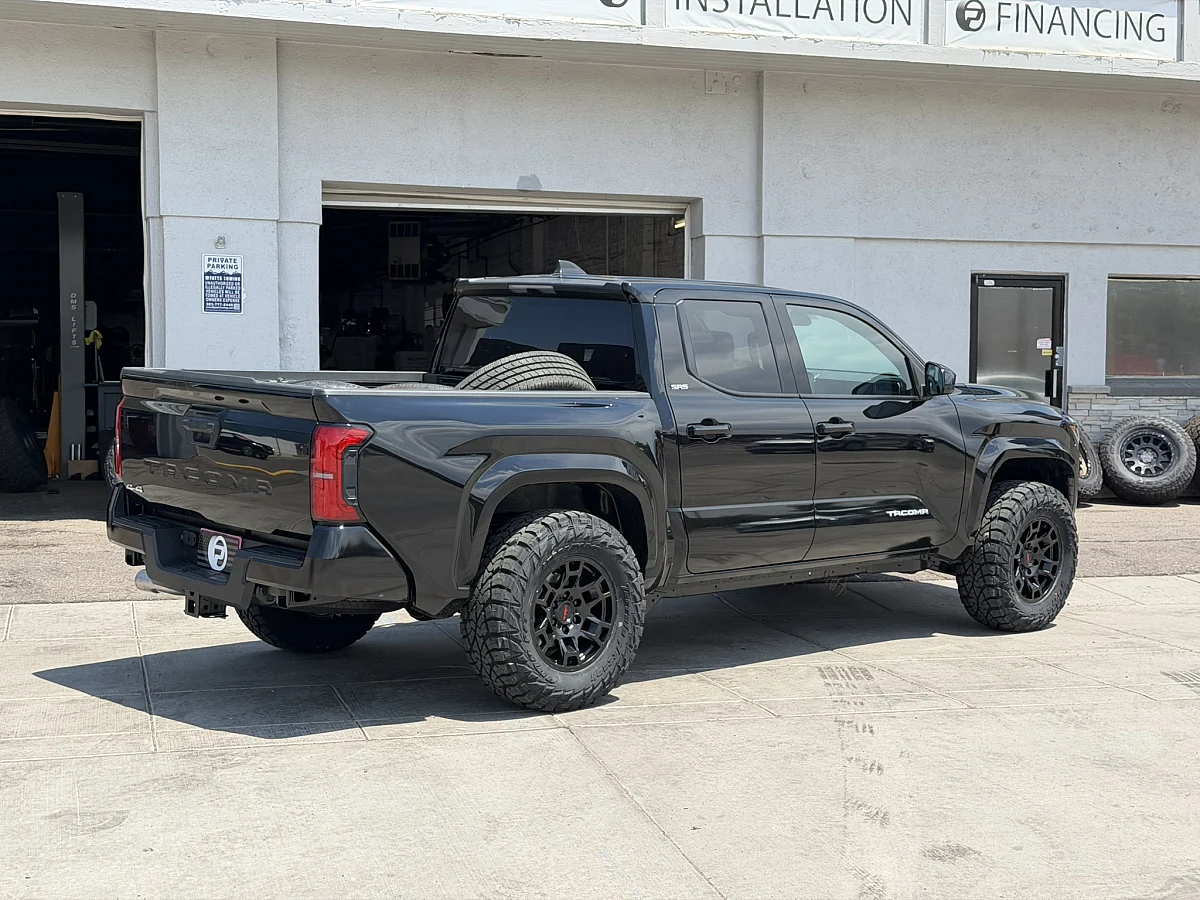 Black Replica Wheels 17" TRD Pro 302 Rim on 2024 Toyota Tacoma