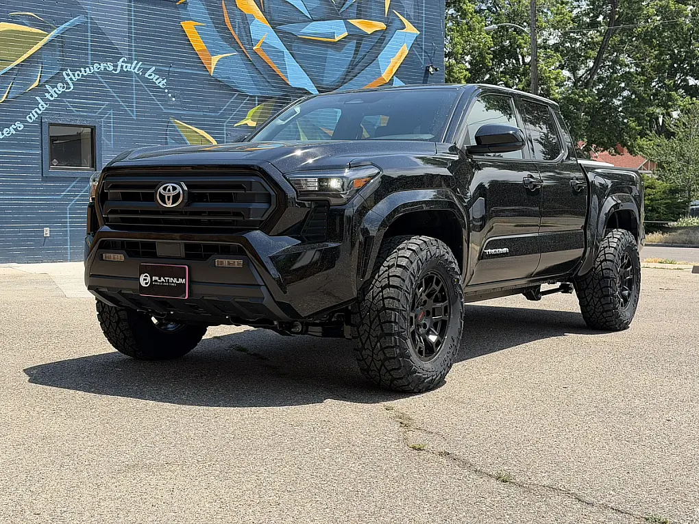 Replica Wheels 17" TRD Pro 302 Black Rim on 2024 Toyota Tacoma