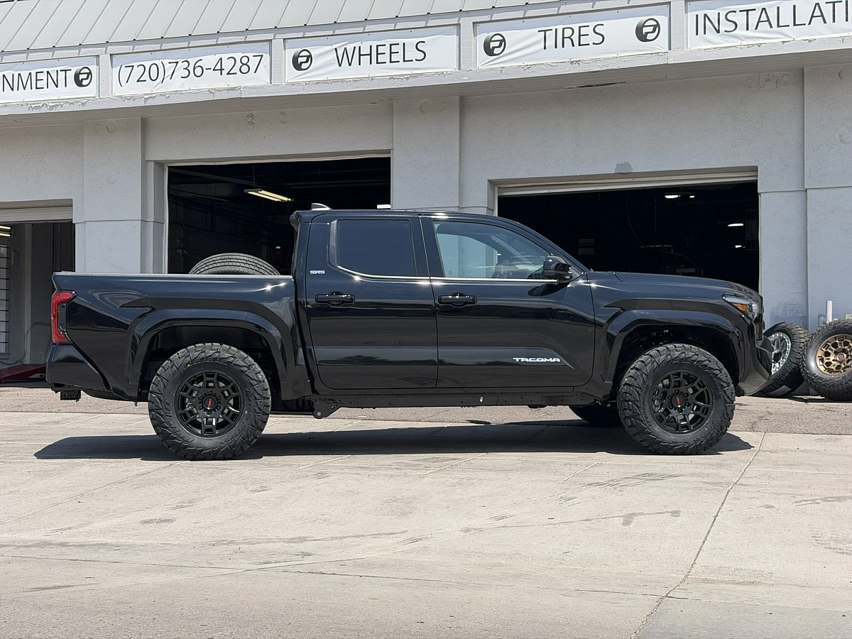 2024 Toyota Tacoma Running Replica Wheels 17" TRD Pro 302 Black