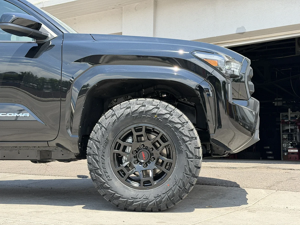 2024 Toyota Tacoma Replica Wheels 17" TRD Pro 302 Black Custom Wheels