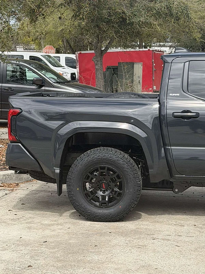 2025 Toyota Tacoma with Replica Wheels 17" TRD Pro 302 Black Rims