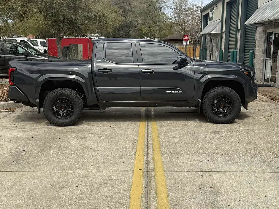 2025 Toyota Tacoma with Replica Wheels 17" TRD Pro 302 Black Wheels