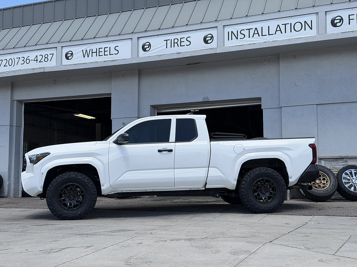 Replica Wheels 17" TRD Pro 302 Black Upgrade on 2025 Toyota Tacoma
