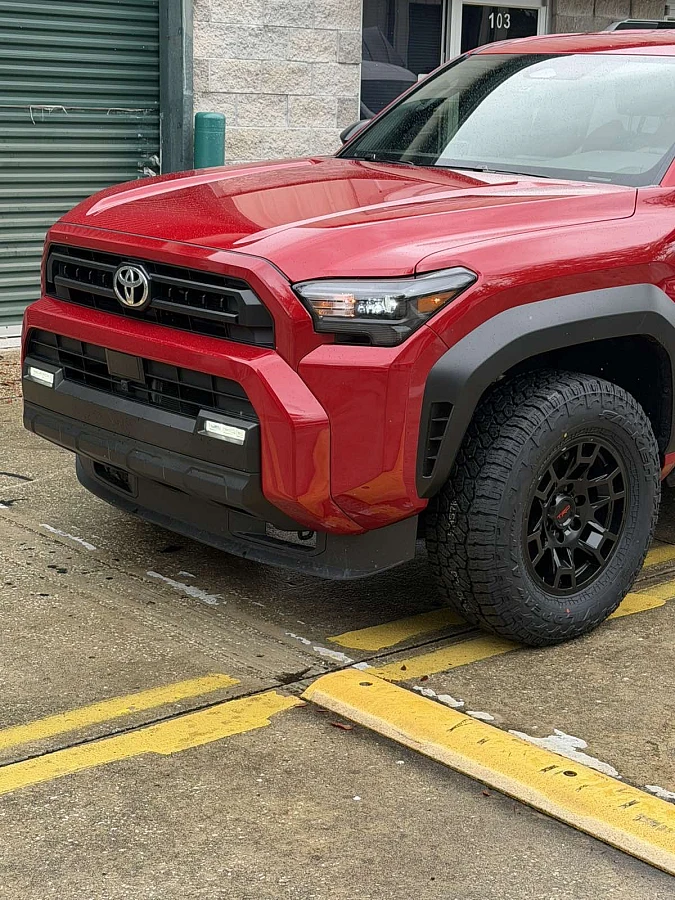 2026 Toyota 4Runner with Replica Wheels 17" TRD Pro 302 Black Rims