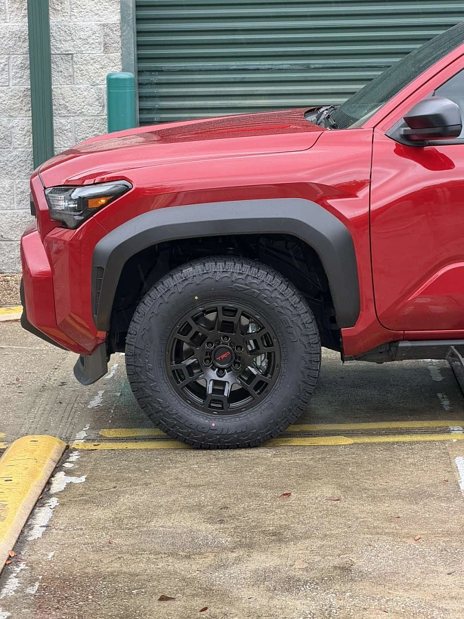 Replica Wheels 17" TRD Pro 302 Black on 2026 Toyota 4Runner