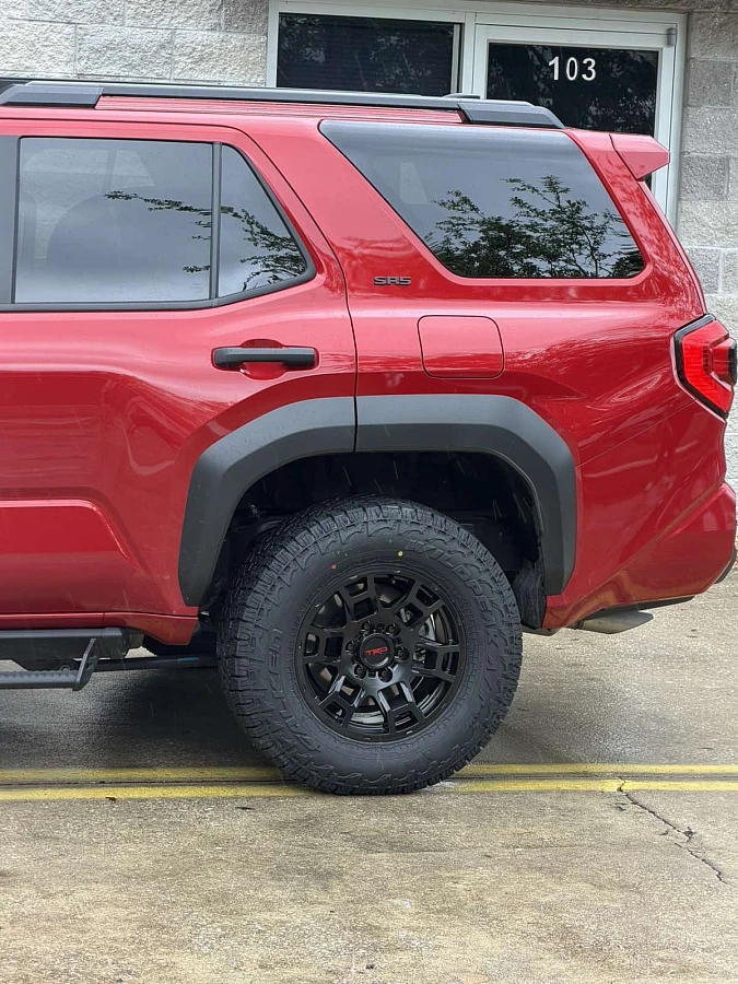 2026 Toyota 4Runner Replica Wheels 17" TRD Pro 302 Black Wheel