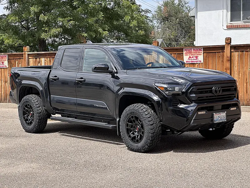 2026 Toyota Tacoma with Replica Wheels 17" TRD Pro 302 Black Rims