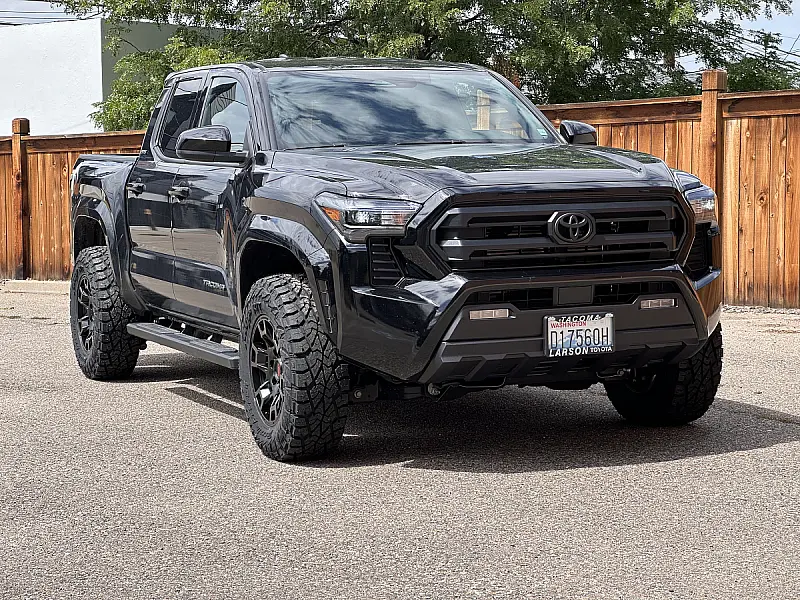 2026 Toyota Tacoma with Black Replica Wheels 17" TRD Pro 302 Rims