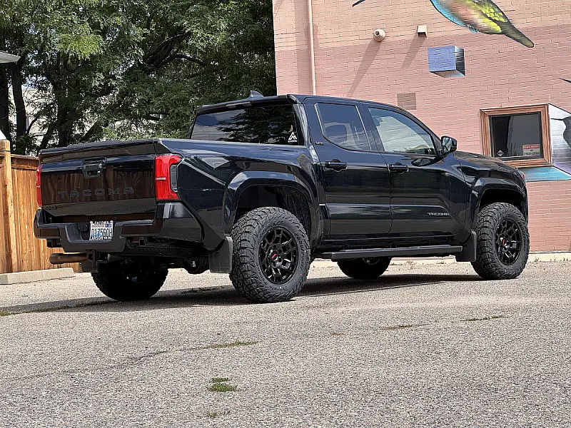 Black Replica Wheels 17" TRD Pro 302 on 2026 Toyota Tacoma