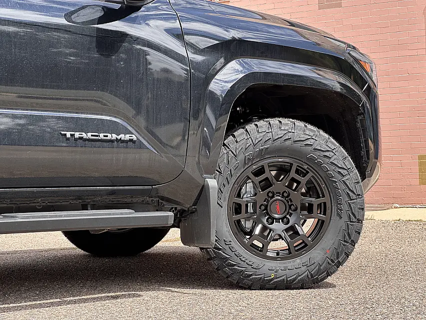2026 Toyota Tacoma Running Replica Wheels 17" TRD Pro 302 Black