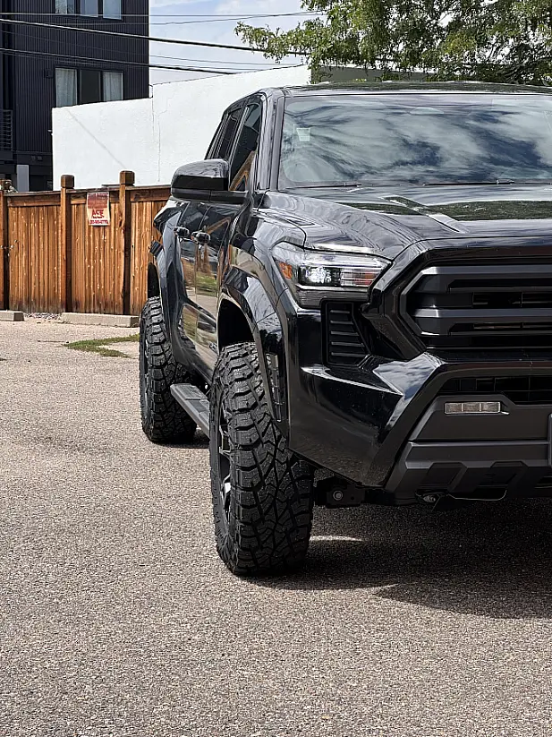 2026 Toyota Tacoma Replica Wheels 17" TRD Pro 302 Black Wheel