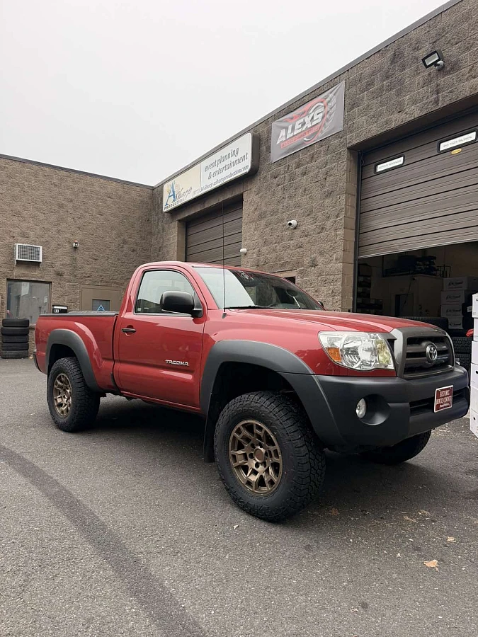 Replica Wheels 17" TRD Pro 302 Bronze Rim on 2012 Toyota Tacoma