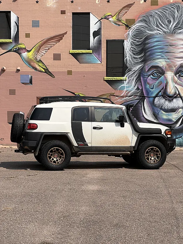 Replica Wheels 17" TRD Pro 302 Bronze on 2013 Toyota FJ Cruiser