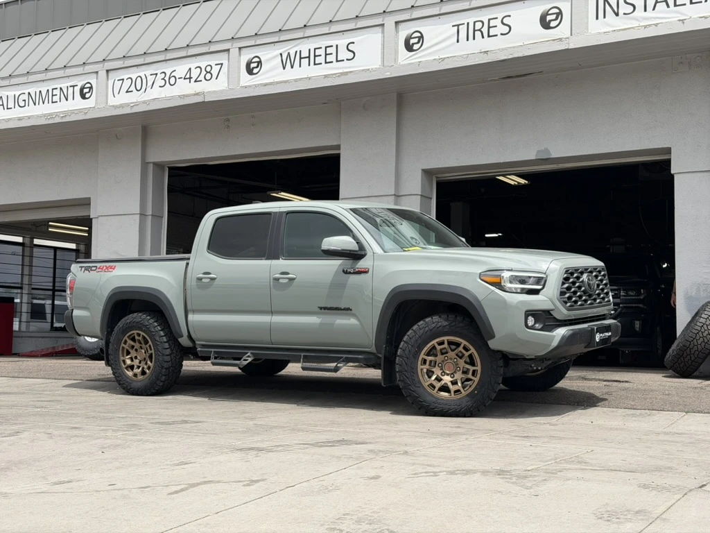 2020 Toyota Tacoma with Bronze Replica Wheels 17" TRD Pro 302 Rims