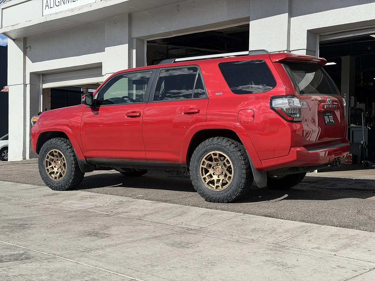 2021 Toyota 4Runner with Bronze Replica Wheels 17" TRD Pro 302 Rims