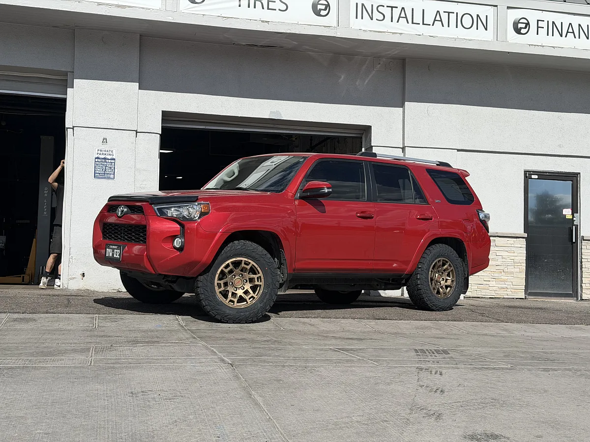2021 Toyota 4Runner Running Replica Wheels 17" TRD Pro 302 Bronze