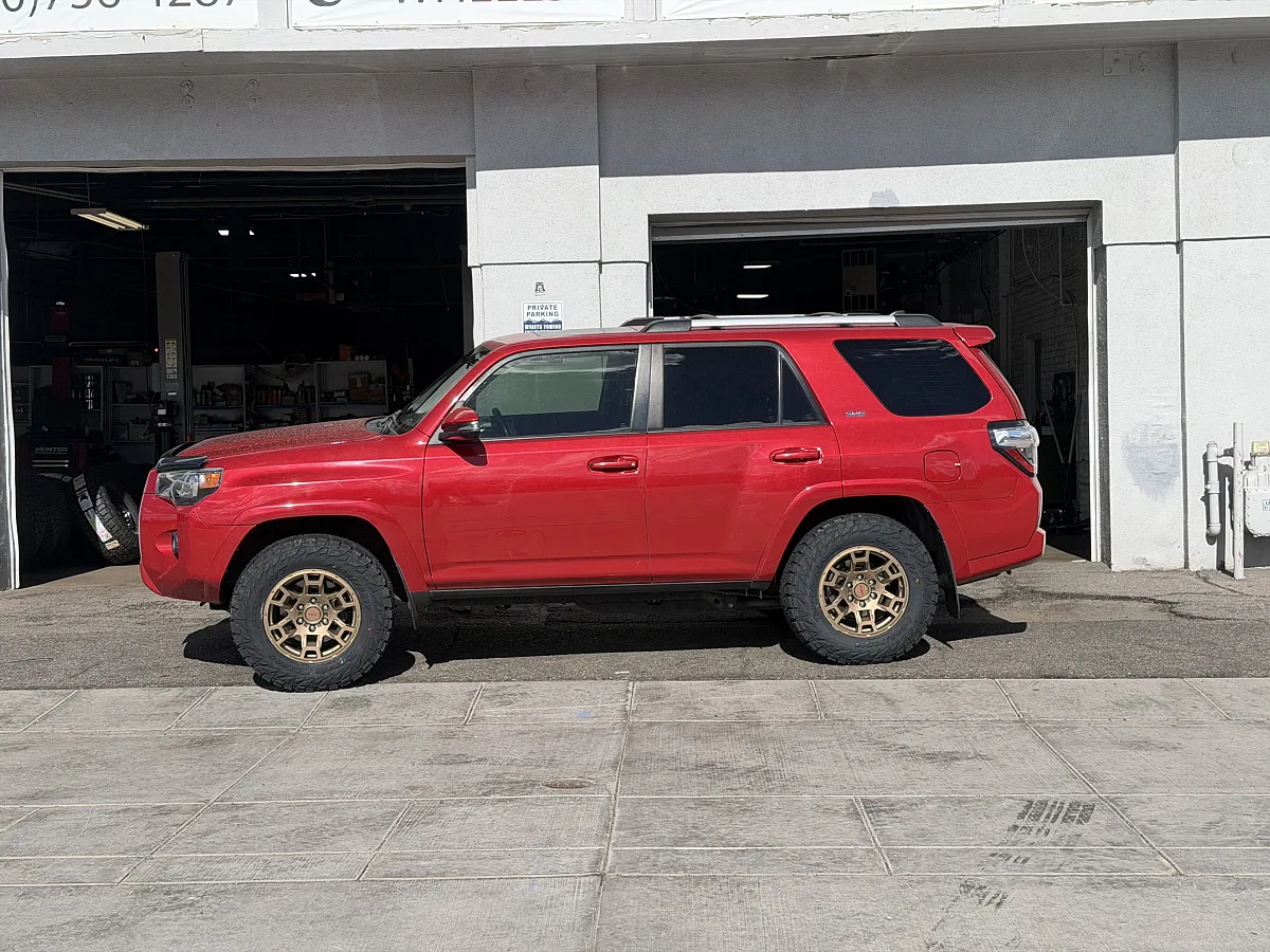 Replica Wheels 17" TRD Pro 302 Bronze on 2021 Toyota 4Runner