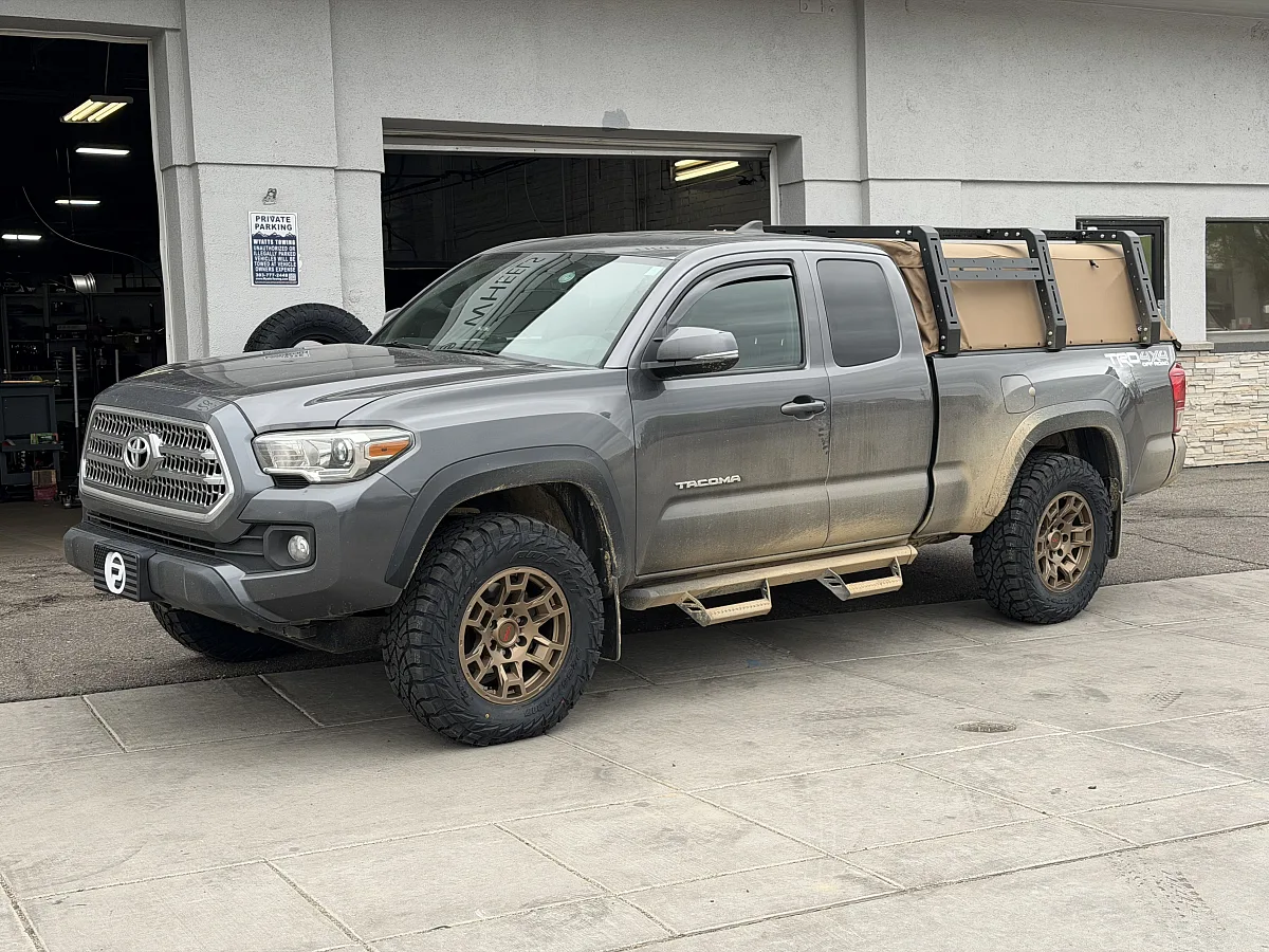 2021 Toyota Tacoma Equipped with Replica Wheels 17" TRD Pro 302 Bronze