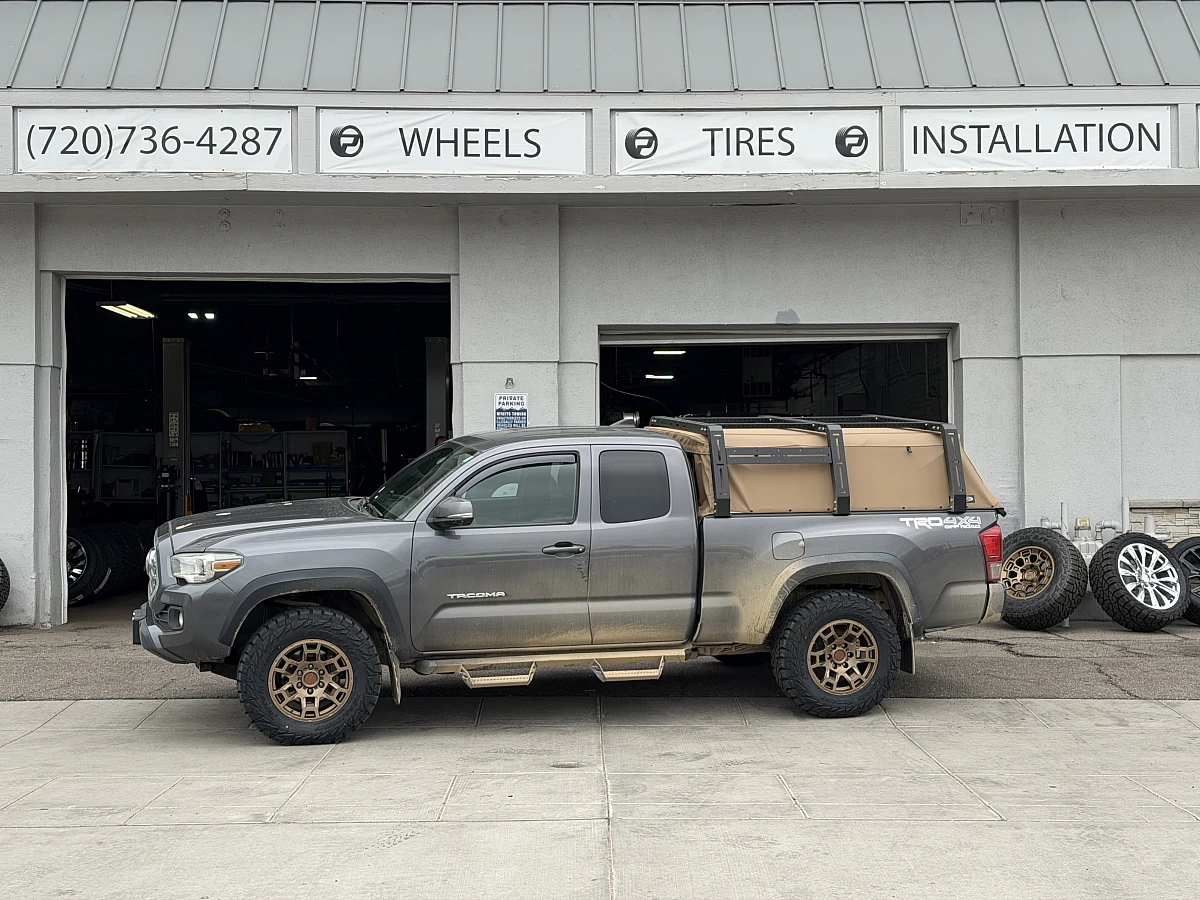 2021 Toyota Tacoma with Replica Wheels 17" TRD Pro 302 Bronze Wheels