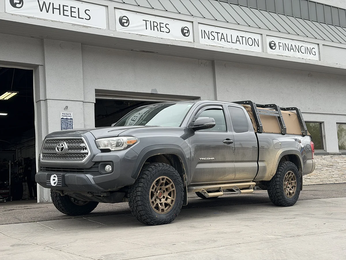 Bronze Replica Wheels 17" TRD Pro 302 Rim on 2021 Toyota Tacoma