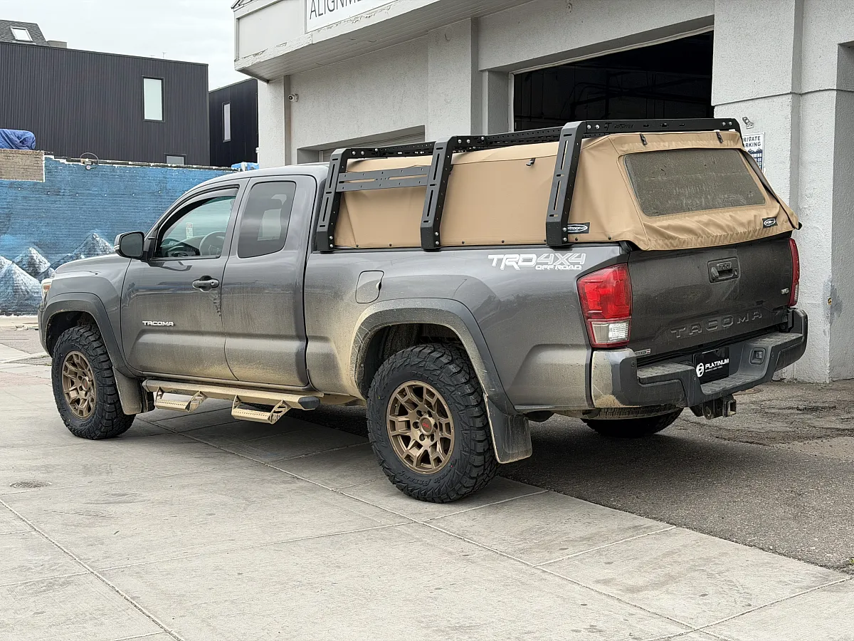 Replica Wheels 17" TRD Pro 302 Bronze Aftermarket Wheel on 2021 Toyota Tacoma