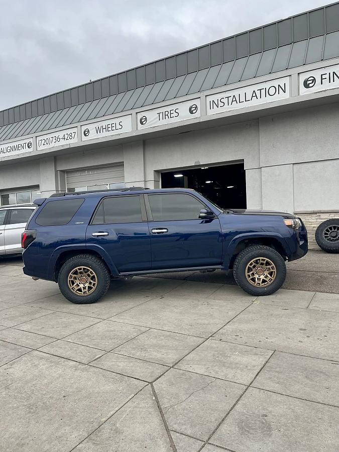 Replica Wheels 17" TRD Pro 302 Bronze on 2022 Toyota 4Runner