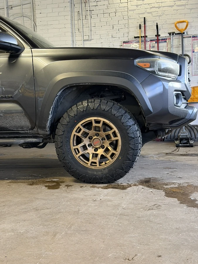 Bronze Replica Wheels 17" TRD Pro 302 on 2022 Toyota Tacoma