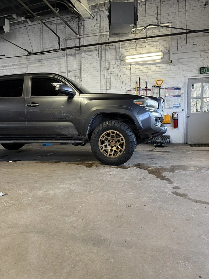 Replica Wheels 17" TRD Pro 302 Bronze on 2022 Toyota Tacoma