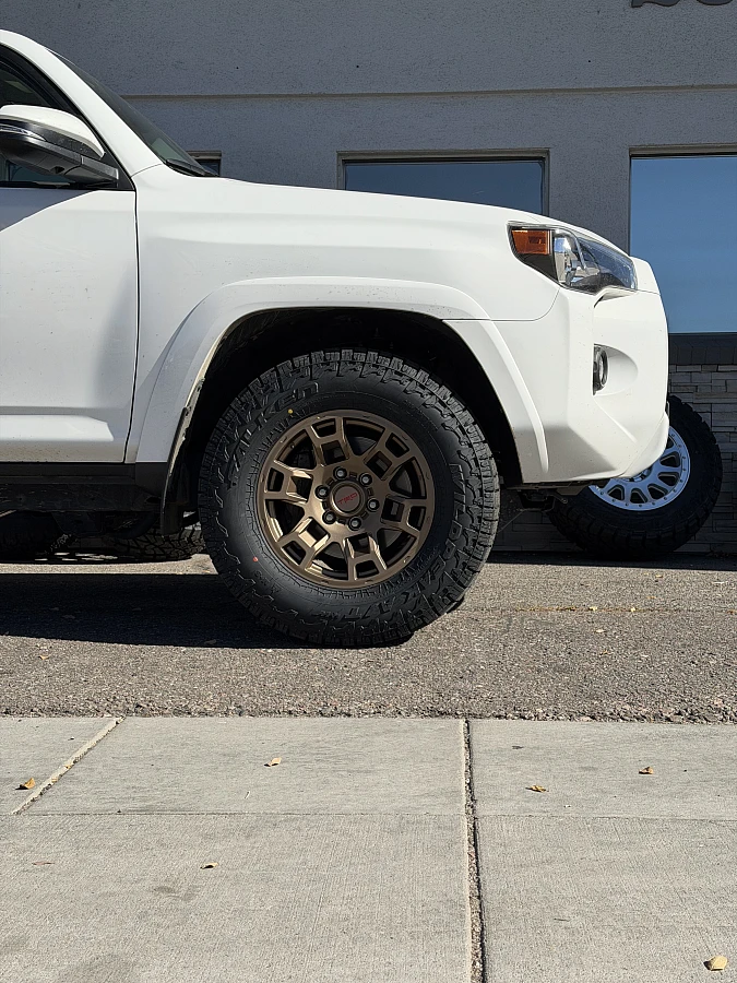 Bronze Replica Wheels 17" TRD Pro 302 on 2023 Toyota 4Runner