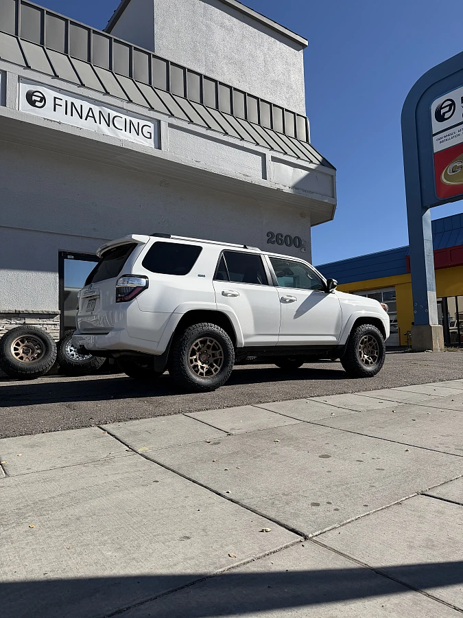 Replica Wheels 17" TRD Pro 302 Bronze on 2023 Toyota 4Runner