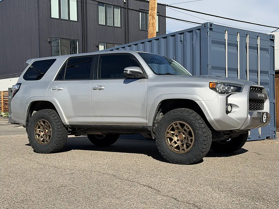 Bronze Replica Wheels 17" TRD Pro 302 on 2024 Toyota 4Runner