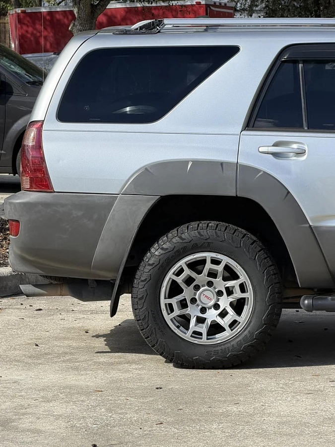 2003 Toyota 4Runner with Replica Wheels 17" TRD Pro 302 Silver Wheels