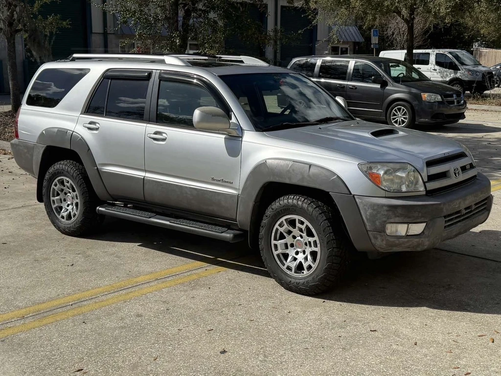 Replica Wheels 17" TRD Pro 302 Silver Rim on 2003 Toyota 4Runner