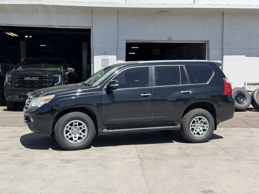 Silver Replica Wheels 17" TRD Pro 302 on 2008 Lexus GX