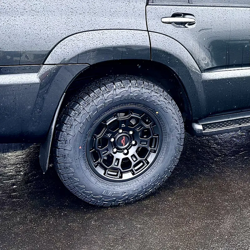 2009 Toyota 4Runner with Replica Wheels 17" TRD Pro 303 Black Wheels