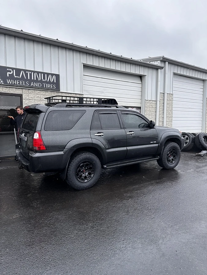 Replica Wheels 17" TRD Pro 303 Black on 2009 Toyota 4Runner