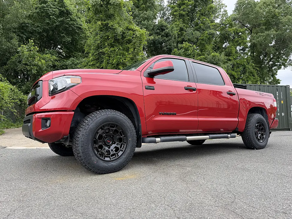2020 Toyota Tundra with Replica Wheels 17" TRD Pro 303 Black Rims