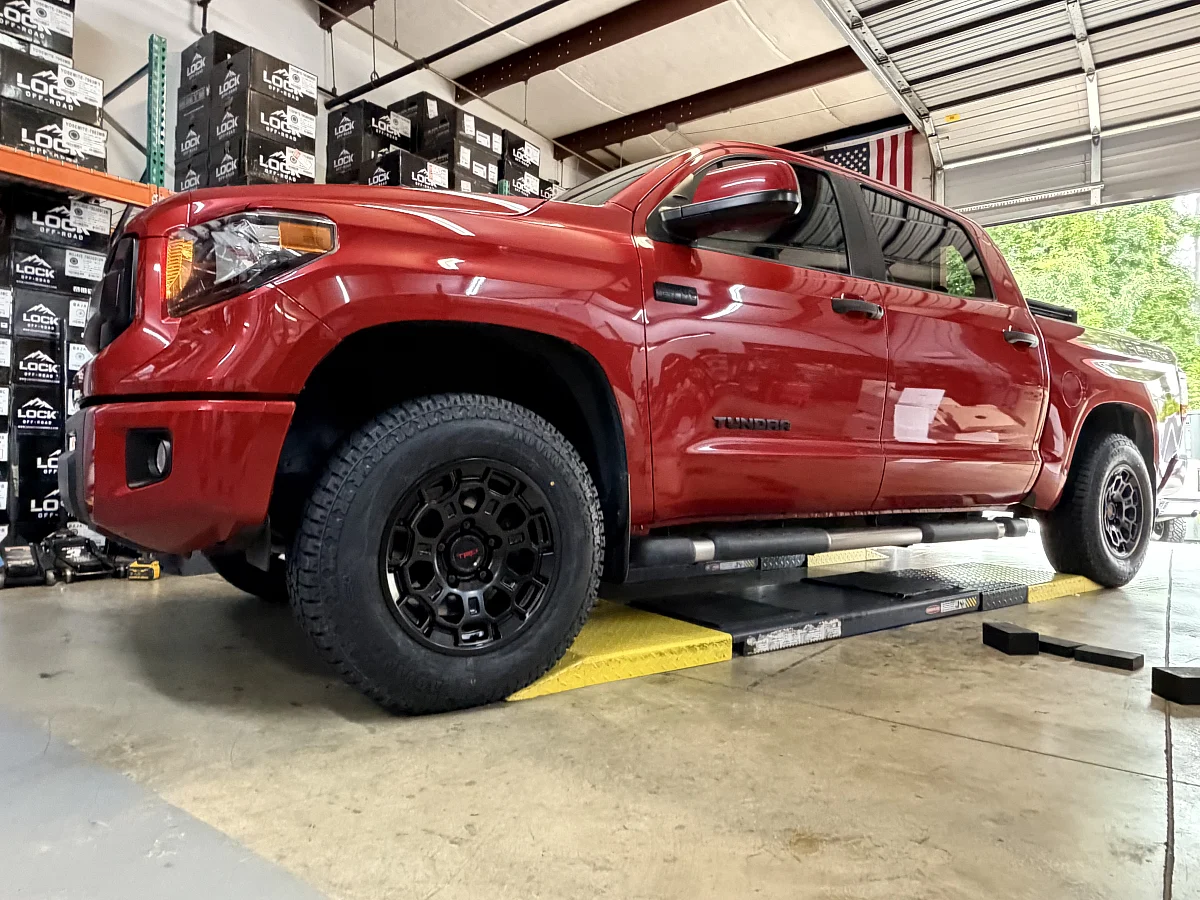 Replica Wheels Black 17" TRD Pro 303 Wheel on 2020 Toyota Tundra