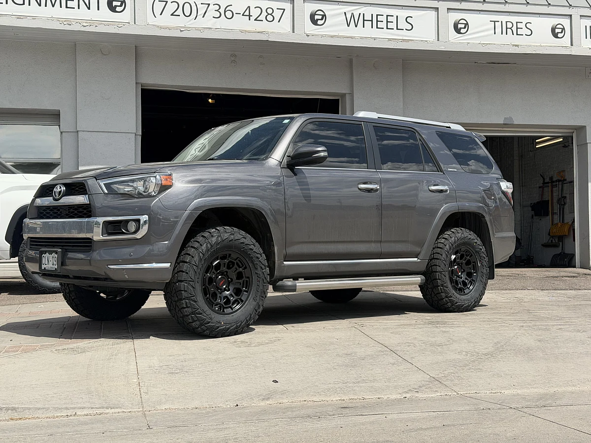 2021 Toyota 4Runner with Replica Wheels 17" TRD Pro 303 Black Wheels