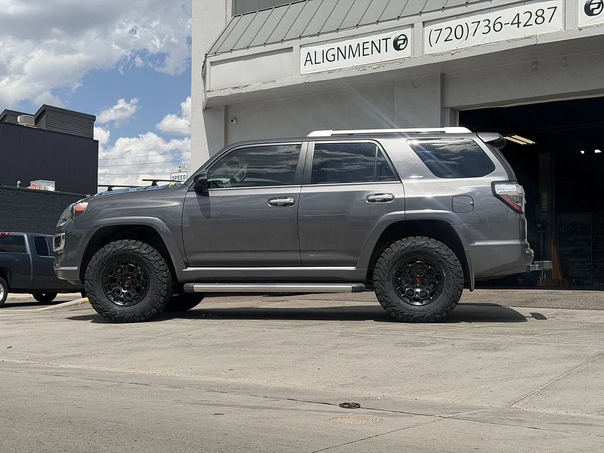 Replica Wheels 17" TRD Pro 303 Black Rim on 2021 Toyota 4Runner