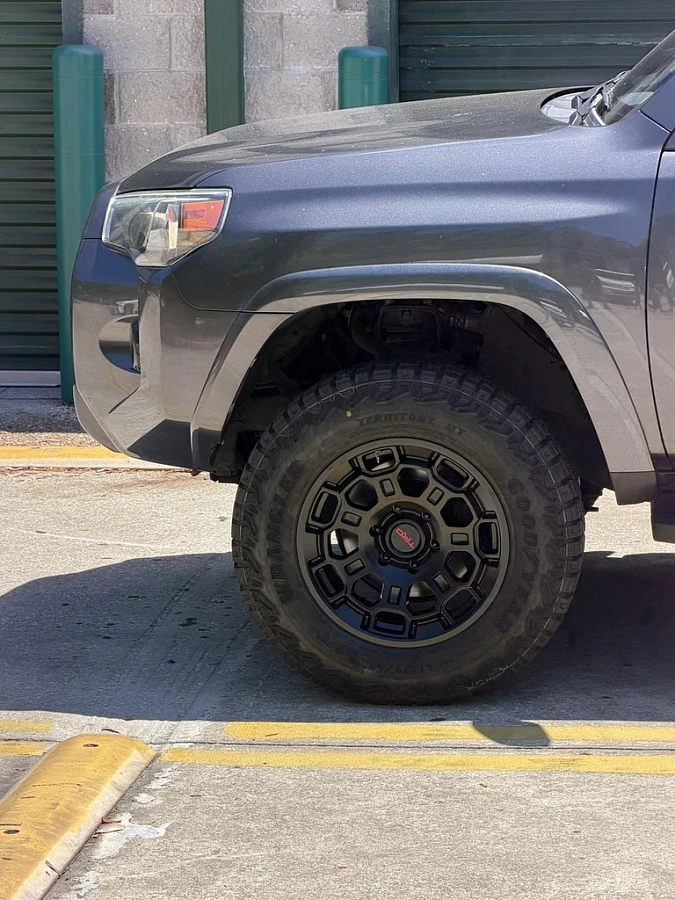 Replica Wheels 17" TRD Pro 303 Black on 2022 Toyota 4Runner
