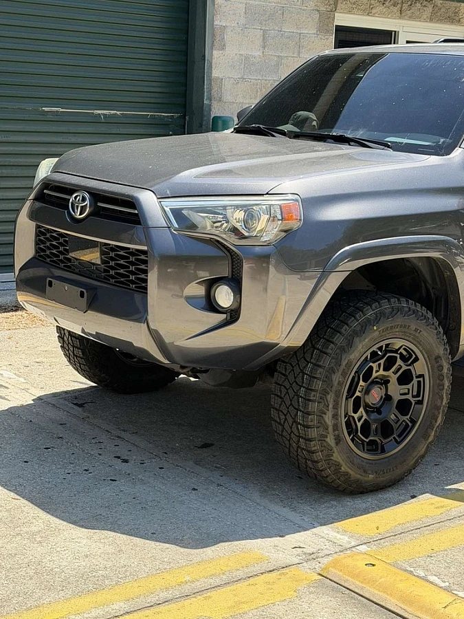 Replica Wheels 17" TRD Pro 303 Black Rim on 2022 Toyota 4Runner