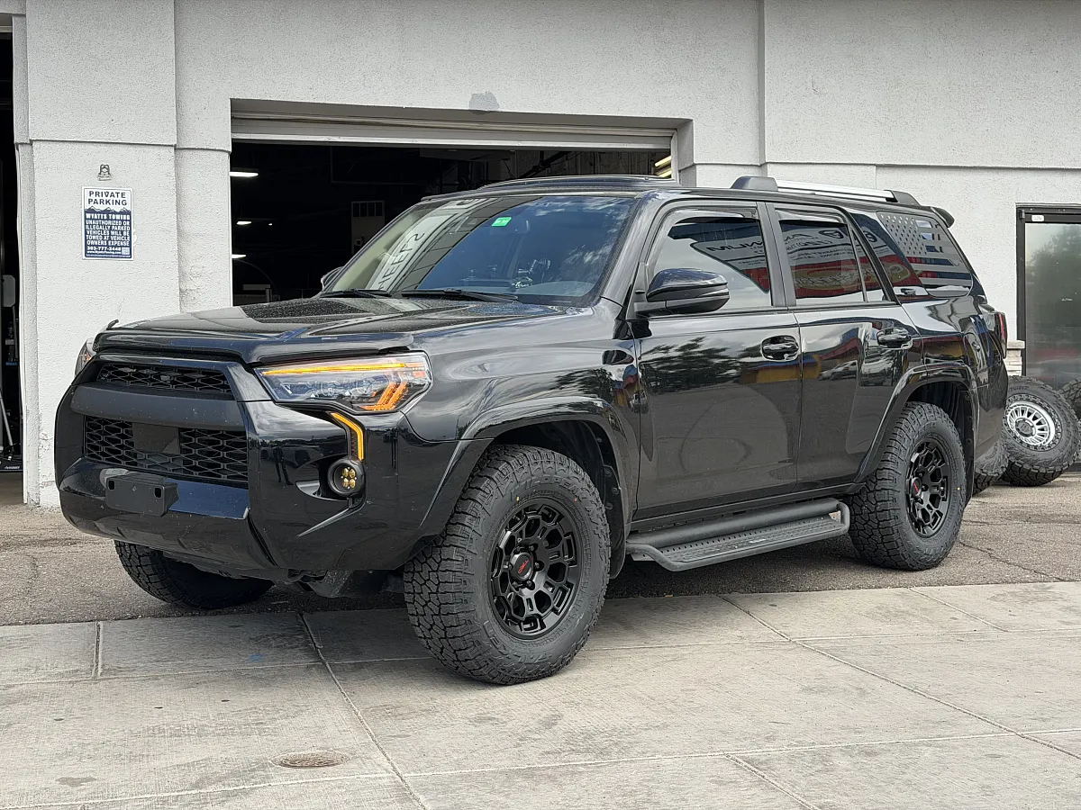 Replica Wheels 17" TRD Pro 303 Black Aftermarket Wheel on 2023 Toyota 4Runner