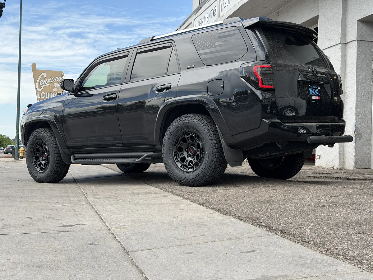 2023 Toyota 4Runner Replica Wheels 17" TRD Pro 303 Black Wheel