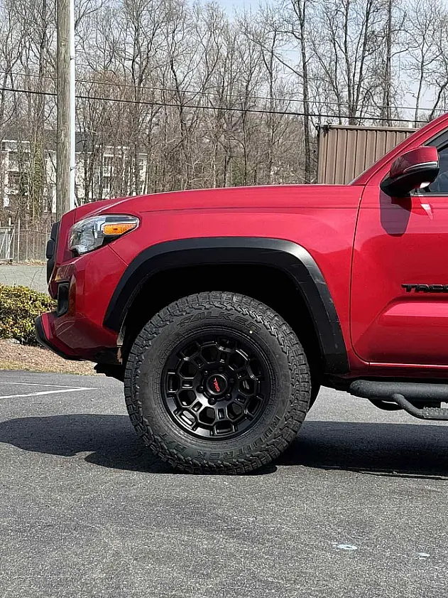 Replica Wheels 17" TRD Pro 303 Black on 2024 Toyota Tacoma